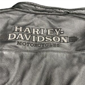 Harley-Davidson Motorcycle Jacket - Black Leather Riding